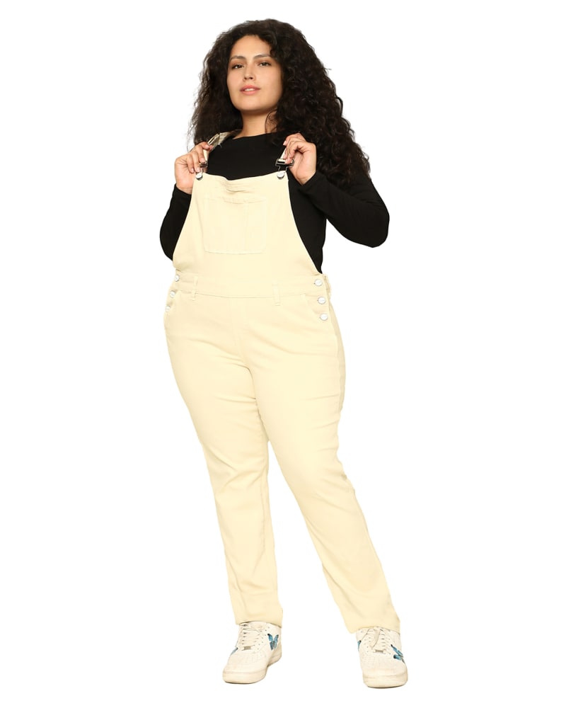 Front of a model wearing a size 12 Overall - Brenda in BRENDA by Slink Jeans. | dia_product_style_image_id:309655